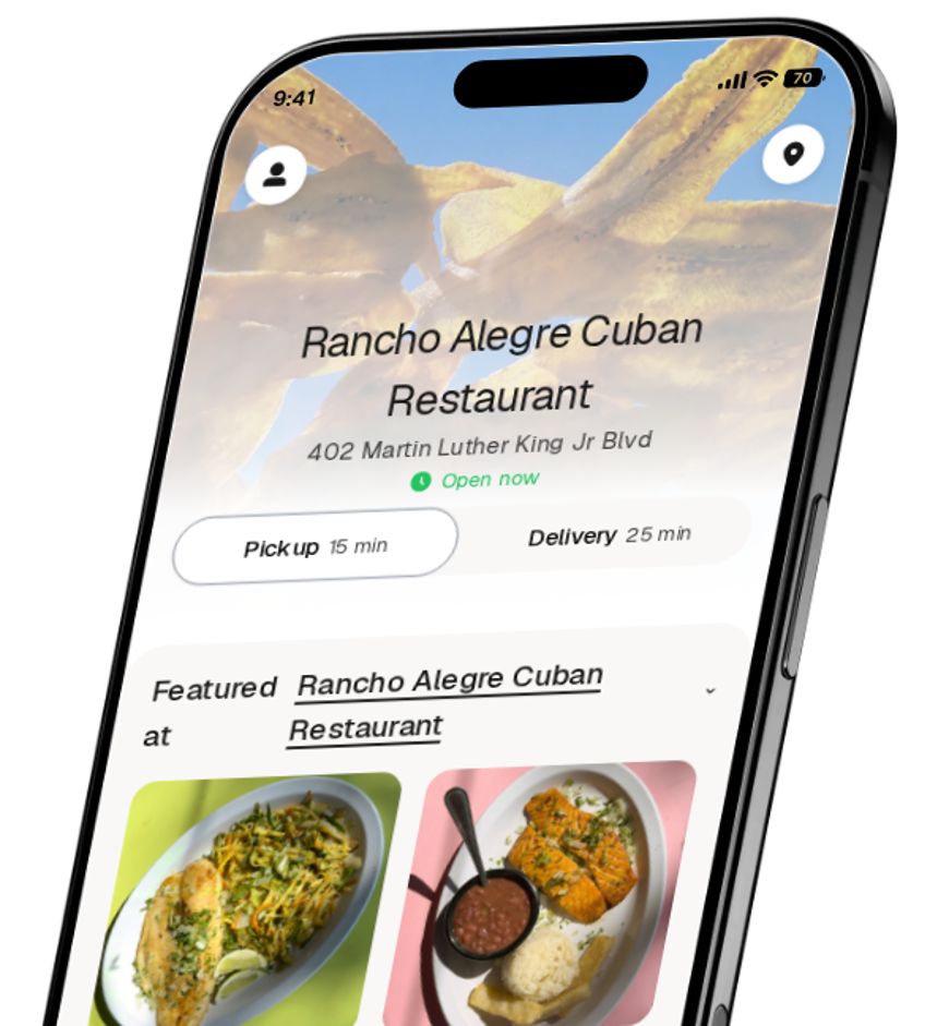 Rancho Alegre Cuban Restaurant app preview