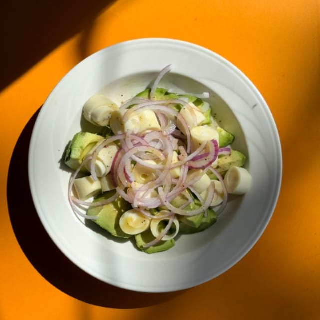 Heart of Palm Avocado Salad.